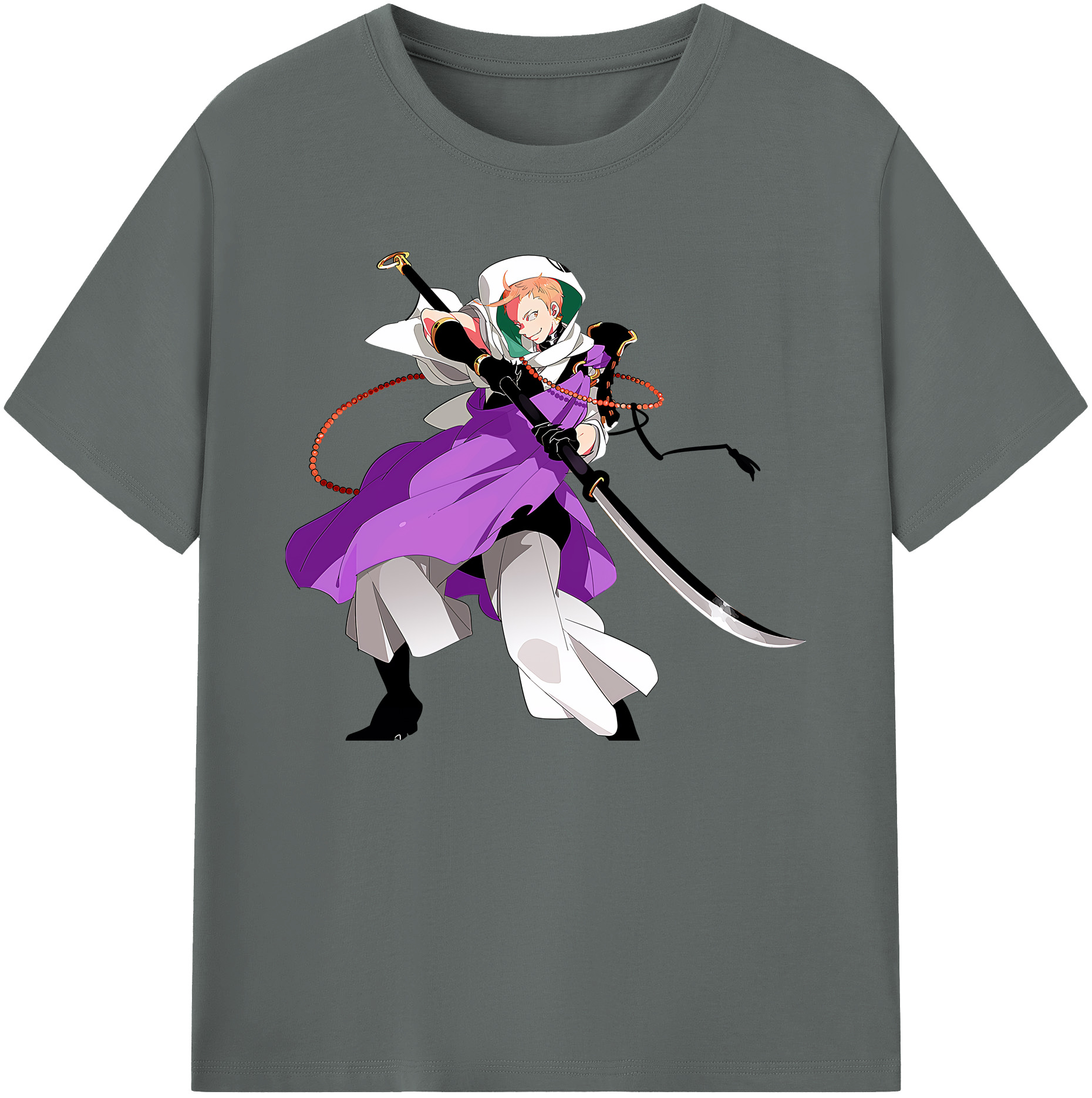 （画像用） 刀剣乱舞 Touken Ranbu 綿100％ メンズ半袖Tシャツ｜肌触りやわらか＆通気性